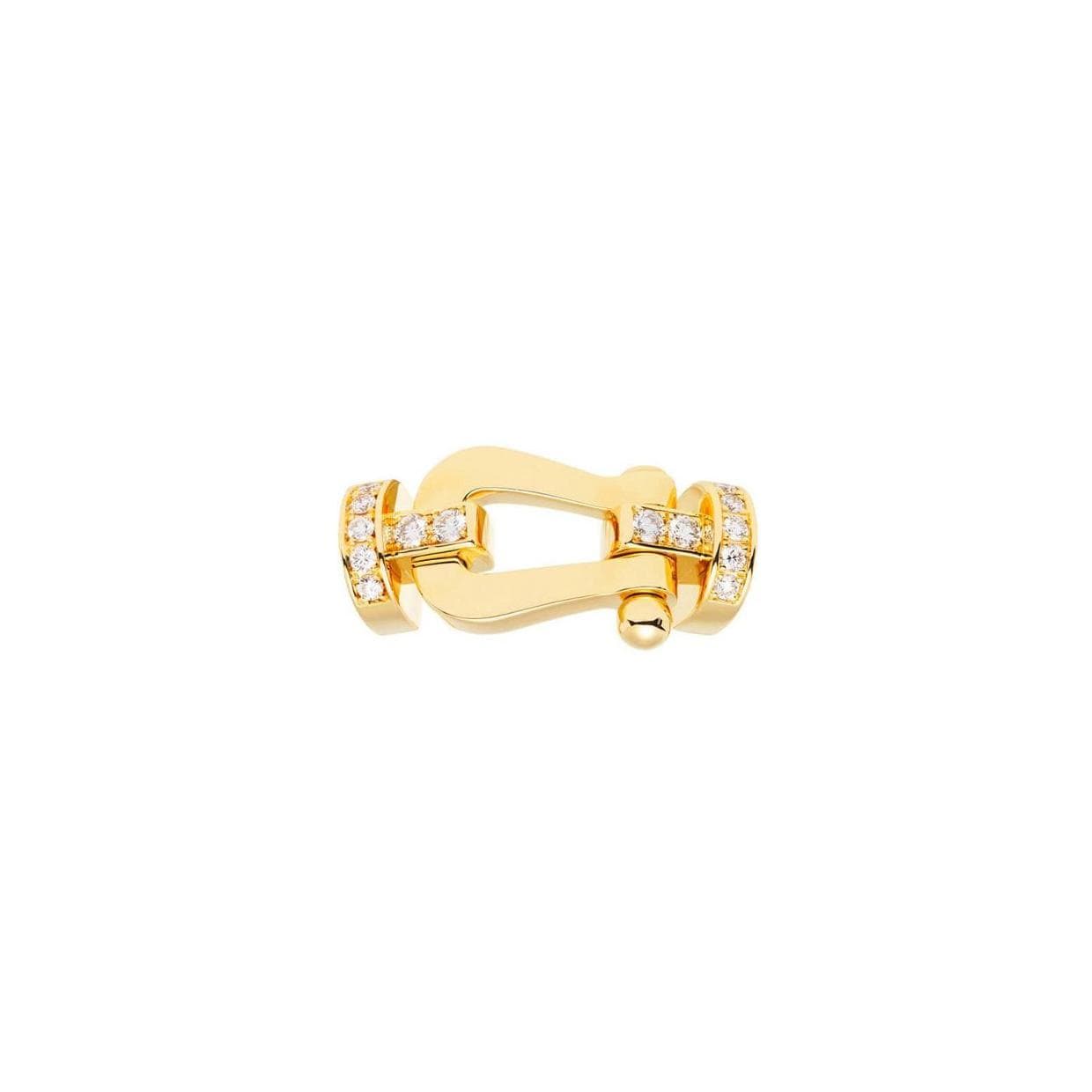 Manille FRED Force 10 Grand Modèle En Or Jaune Et Diamants - Or Jaune 750/1000ème - Diamant - Jaune