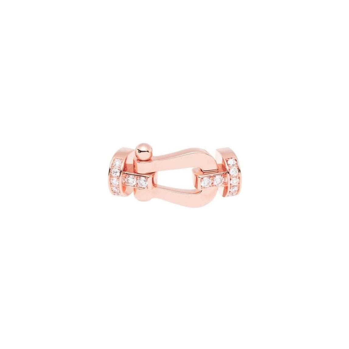 Manille FRED Force 10 Grand Modèle En Or Rose Et Diamants - Or Rose 750/1000ème - Diamant - Rose