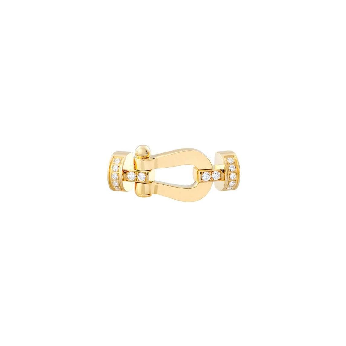Manille FRED Force 10 Moyen Modèle En Or Jaune Et Diamants - Or Jaune 750/1000ème - Diamant - Jaune