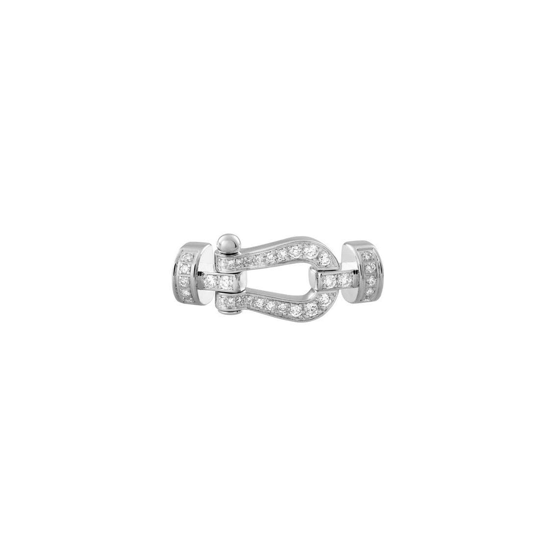 Manille FRED Force 10 Moyen Modèle En Or Blanc Et Diamants - Or Blanc 750/1000ème - Diamant - Blanc