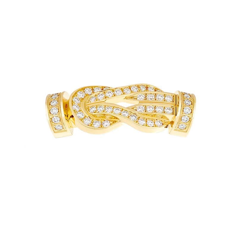 Boucle FRED Chance Infinie Moyen Modèle En Or Jaune Et Diamants - Or Jaune 750/1000ème - Diamant - Jaune