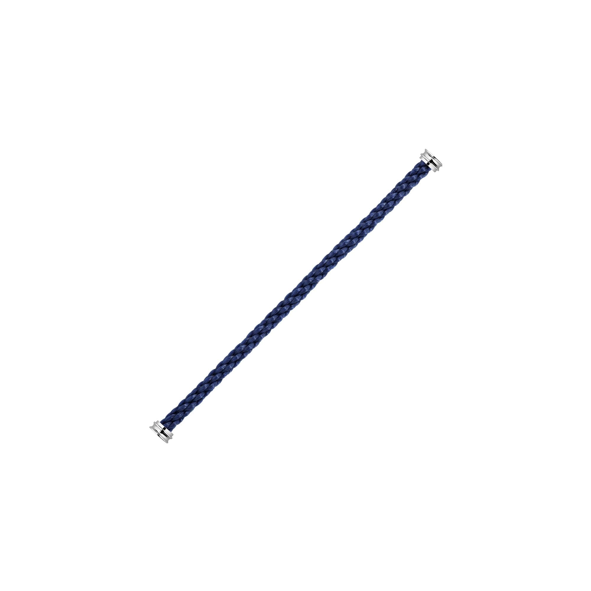 Câble FRED Interchangeable Modèle XL En Corderie Bleu Marine, Embouts Acier - Acier - Bleu