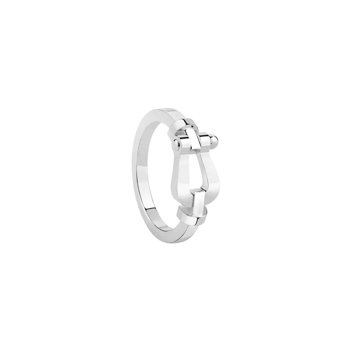 Bague FRED Force 10 En Or Blanc - Or Blanc 750/1000ème - Blanc