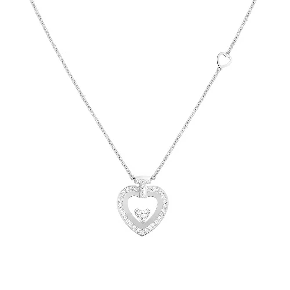 Collier FRED Pretty Woman Moyen Modèle En Or Blanc Et Pavé De Diamants - Or Blanc 750/1000ème - Diamant - Blanc